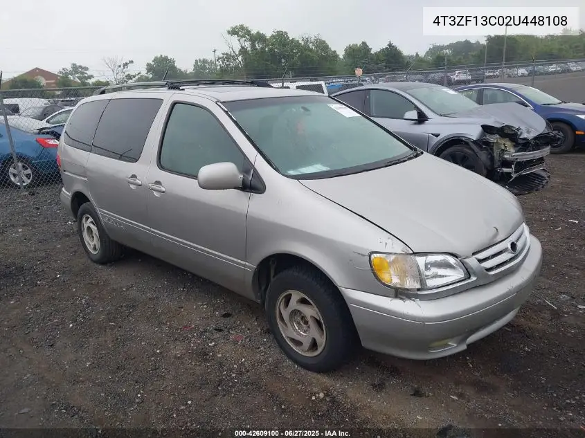 2002 Toyota Sienna Xle VIN: 4T3ZF13C02U448108 Lot: 42609100