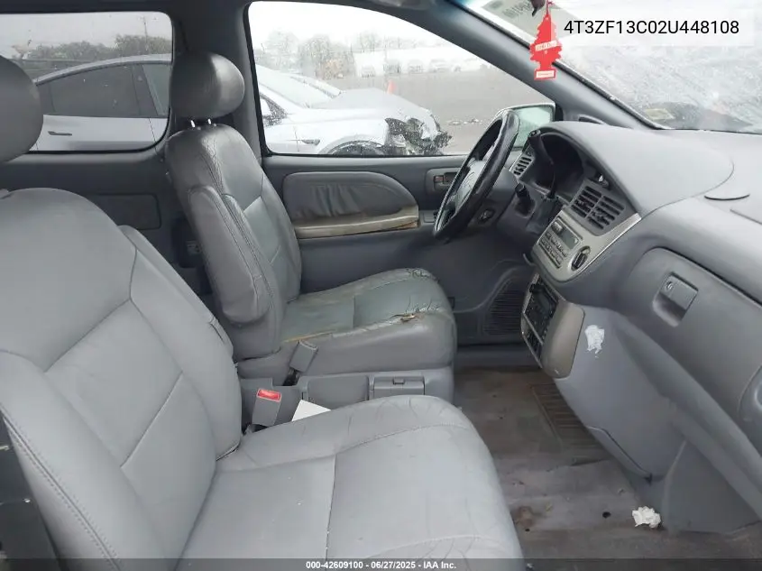 2002 Toyota Sienna Xle VIN: 4T3ZF13C02U448108 Lot: 42609100