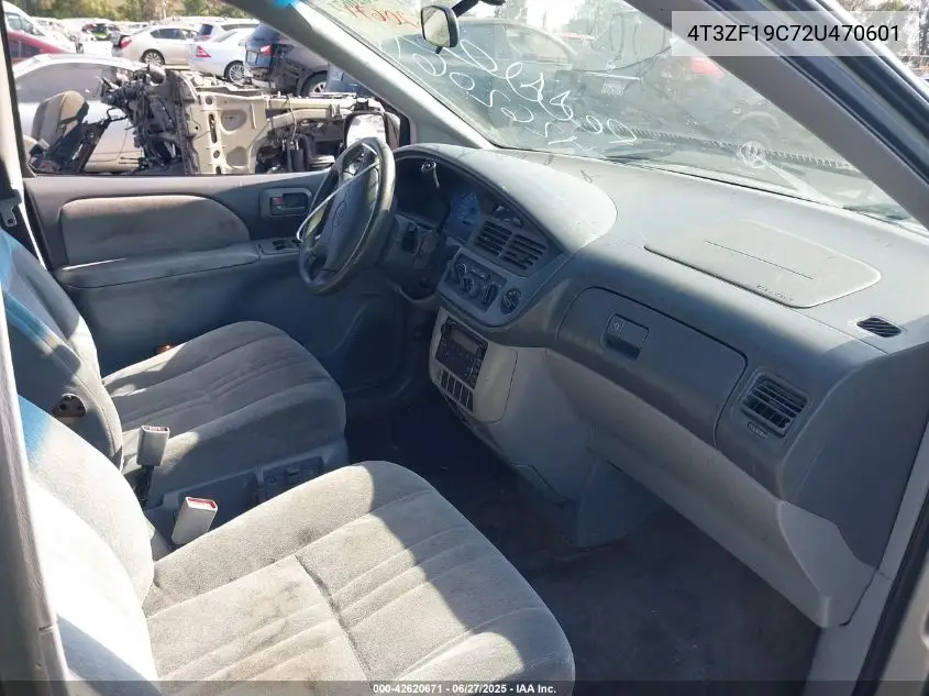 2002 Toyota Sienna Ce VIN: 4T3ZF19C72U470601 Lot: 42620671