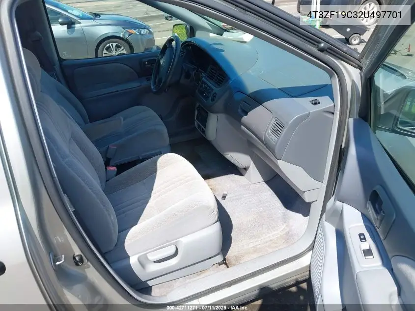 2002 Toyota Sienna Ce VIN: 4T3ZF19C32U497701 Lot: 42711271