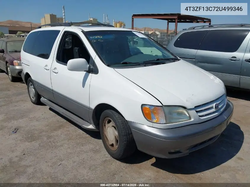 2002 Toyota Sienna Xle VIN: 4T3ZF13C72U499346 Lot: 42732984