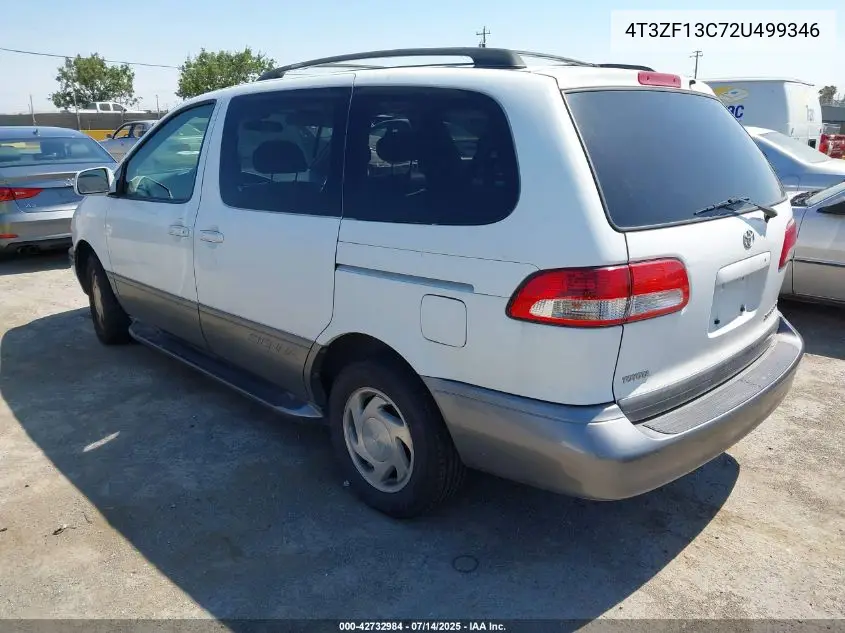 2002 Toyota Sienna Xle VIN: 4T3ZF13C72U499346 Lot: 42732984