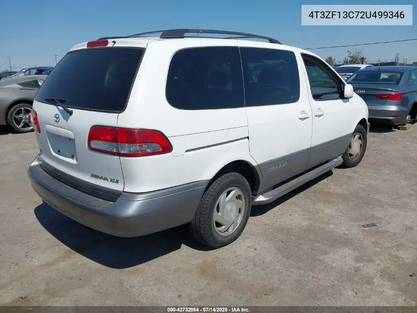 2002 Toyota Sienna Xle VIN: 4T3ZF13C72U499346 Lot: 42732984