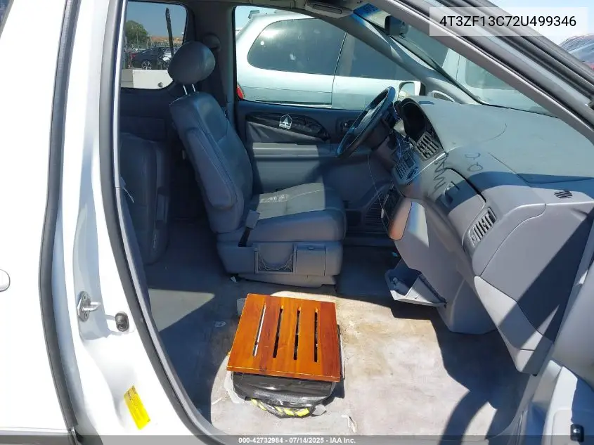 2002 Toyota Sienna Xle VIN: 4T3ZF13C72U499346 Lot: 42732984