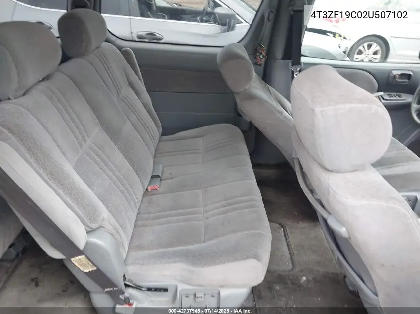 2002 Toyota Sienna Ce VIN: 4T3ZF19C02U507102 Lot: 42737945