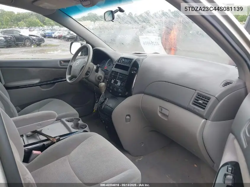 2004 Toyota Sienna Le VIN: 5TDZA23C44S081139 Lot: 42204016