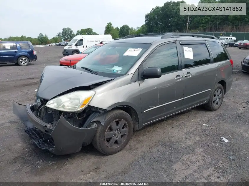 2004 Toyota Sienna Le VIN: 5TDZA23CX4S141862 Lot: 42621557