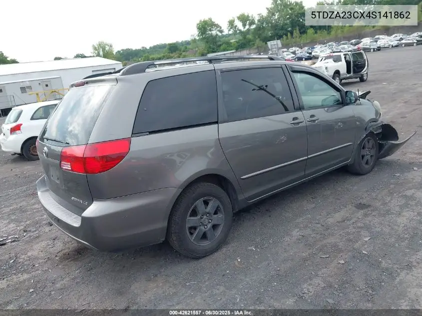 2004 Toyota Sienna Le VIN: 5TDZA23CX4S141862 Lot: 42621557