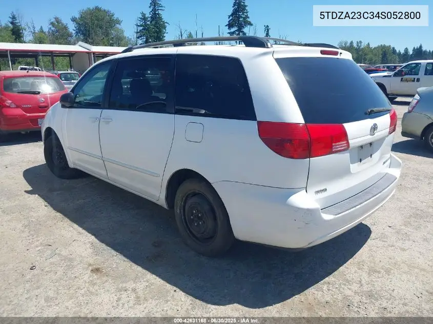 2004 Toyota Sienna Le VIN: 5TDZA23C34S052800 Lot: 42631168