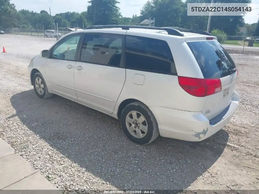2004 Toyota Sienna Xle VIN: 5TDZA22C14S054143 Lot: 42673903