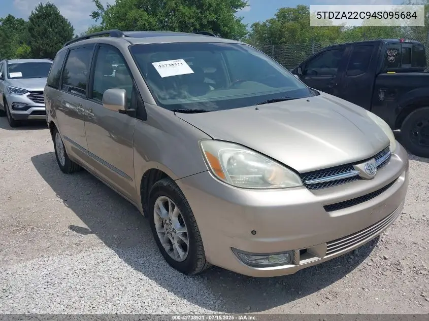 2004 Toyota Sienna Xle Limited VIN: 5TDZA22C94S095684 Lot: 42738921