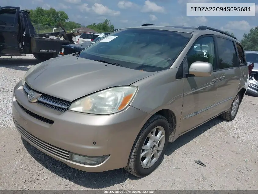 2004 Toyota Sienna Xle Limited VIN: 5TDZA22C94S095684 Lot: 42738921