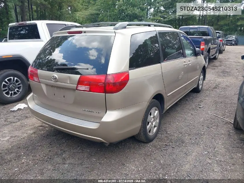2004 Toyota Sienna Le VIN: 5TDZA23C54S210313 Lot: 42741391