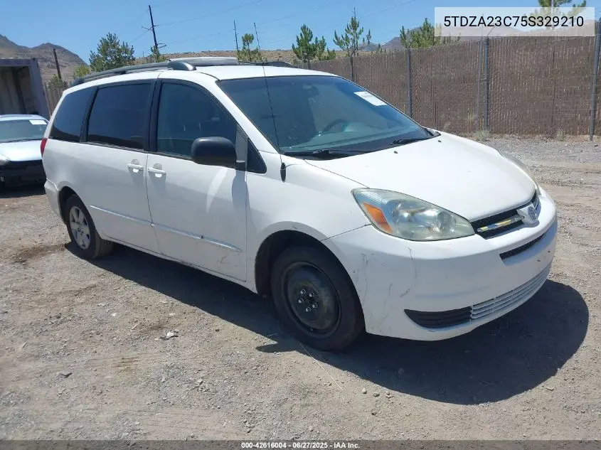2005 Toyota Sienna Le VIN: 5TDZA23C75S329210 Lot: 42616004