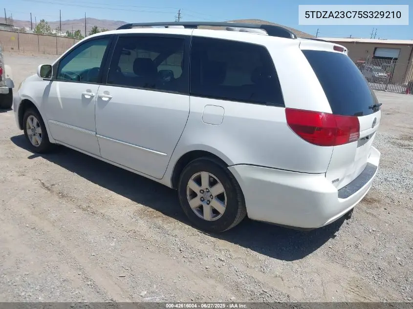 2005 Toyota Sienna Le VIN: 5TDZA23C75S329210 Lot: 42616004