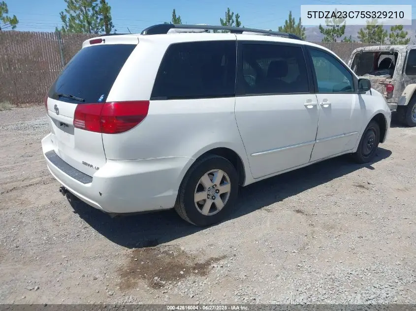 2005 Toyota Sienna Le VIN: 5TDZA23C75S329210 Lot: 42616004