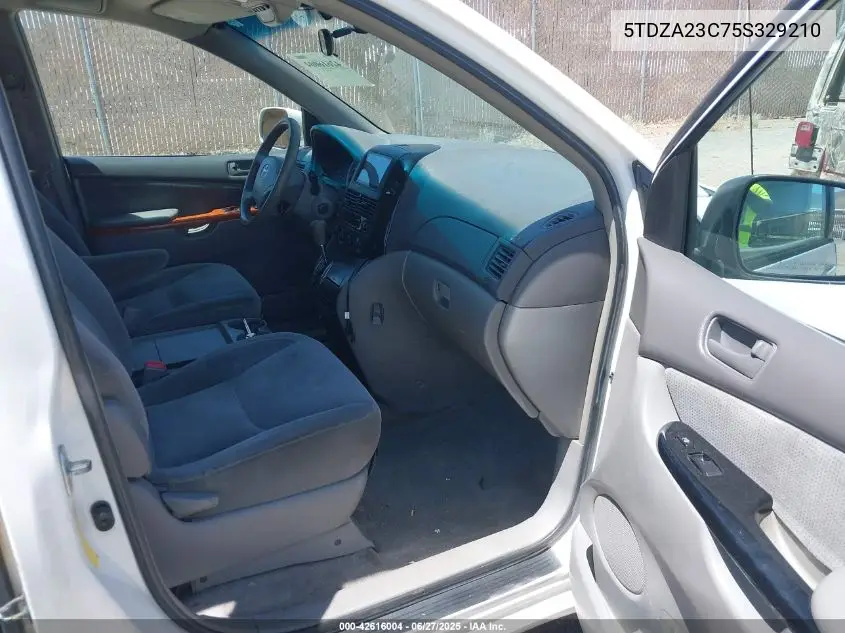 2005 Toyota Sienna Le VIN: 5TDZA23C75S329210 Lot: 42616004