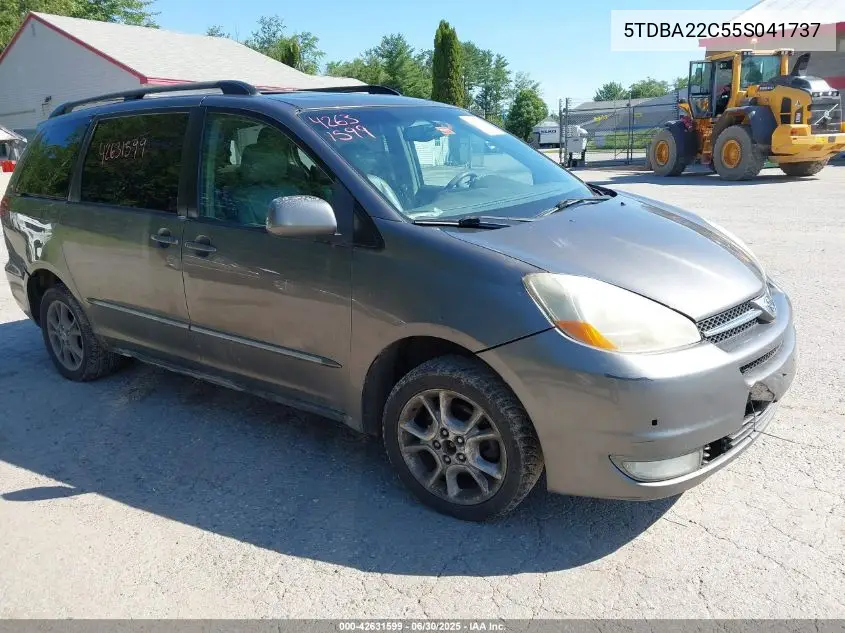 2005 Toyota Sienna Xle Limited VIN: 5TDBA22C55S041737 Lot: 42631599