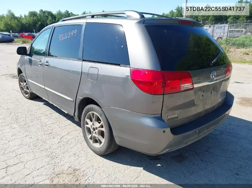 2005 Toyota Sienna Xle Limited VIN: 5TDBA22C55S041737 Lot: 42631599