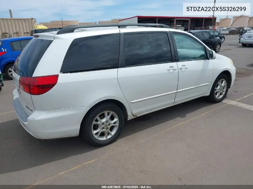 2005 Toyota Sienna Xle VIN: 5TDZA22CX5S326299 Lot: 42675625