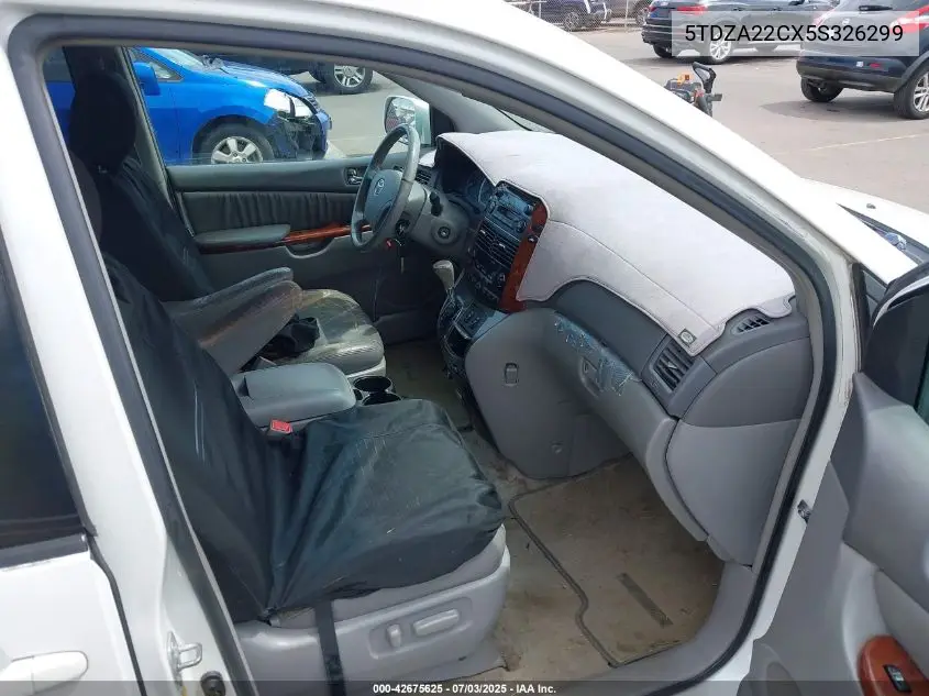 2005 Toyota Sienna Xle VIN: 5TDZA22CX5S326299 Lot: 42675625