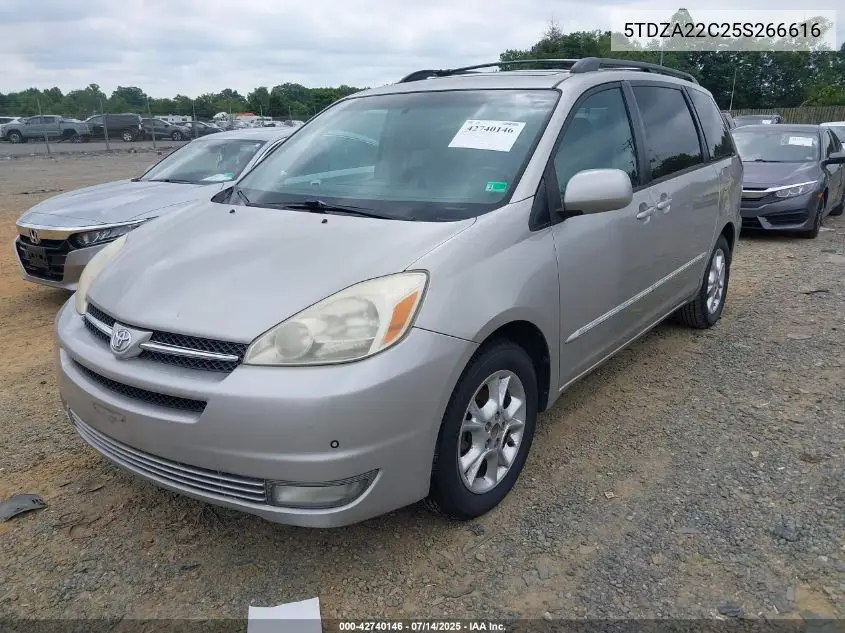 2005 Toyota Sienna Xle Limited VIN: 5TDZA22C25S266616 Lot: 42740146