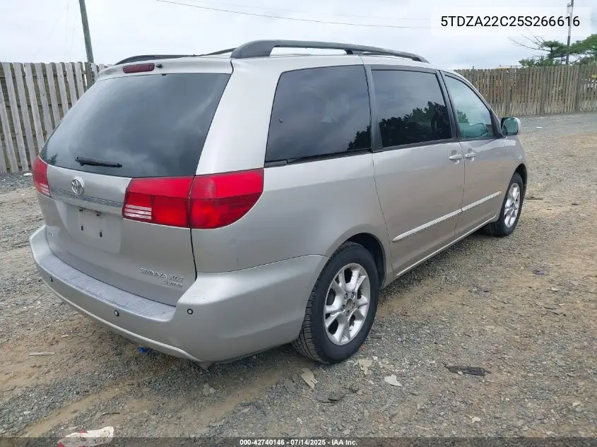 2005 Toyota Sienna Xle Limited VIN: 5TDZA22C25S266616 Lot: 42740146