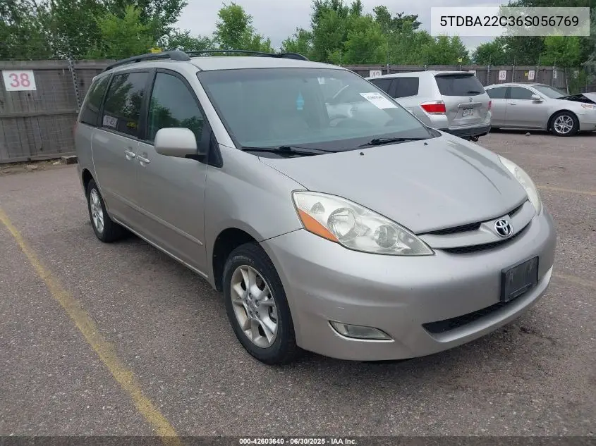 2006 Toyota Sienna Xle VIN: 5TDBA22C36S056769 Lot: 42603640