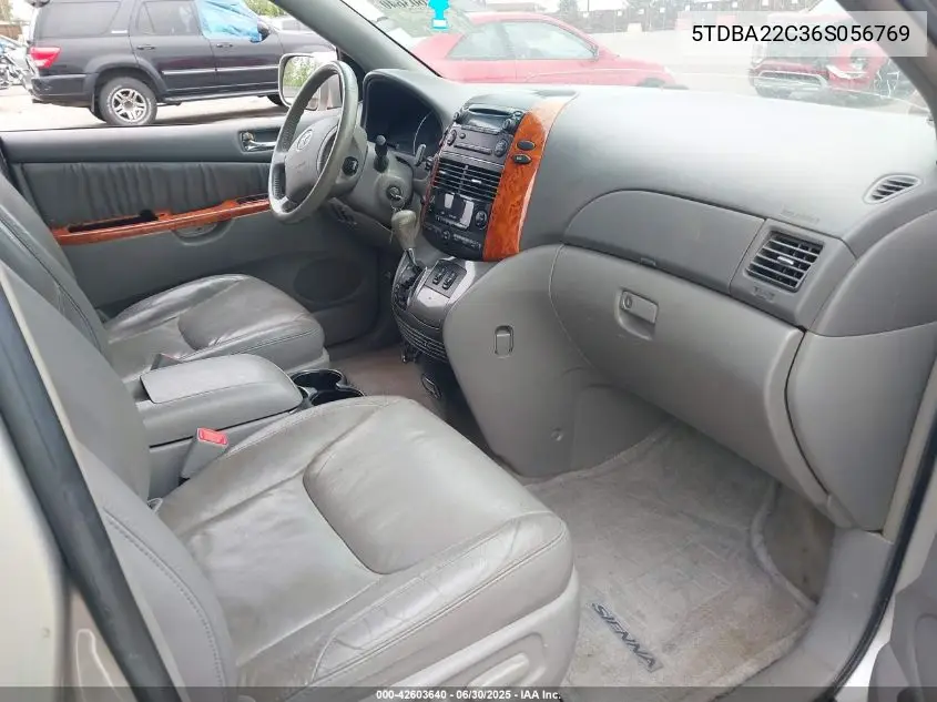 2006 Toyota Sienna Xle VIN: 5TDBA22C36S056769 Lot: 42603640