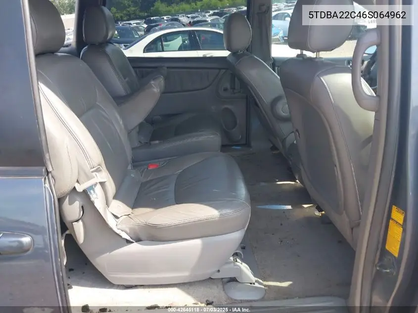2006 Toyota Sienna Xle VIN: 5TDBA22C46S064962 Lot: 42645118