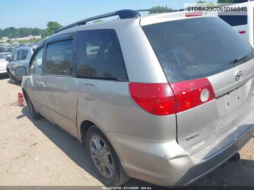 5tdba23c06s066545 5TDBA23C06S066545 2006 Toyota Sienna Le