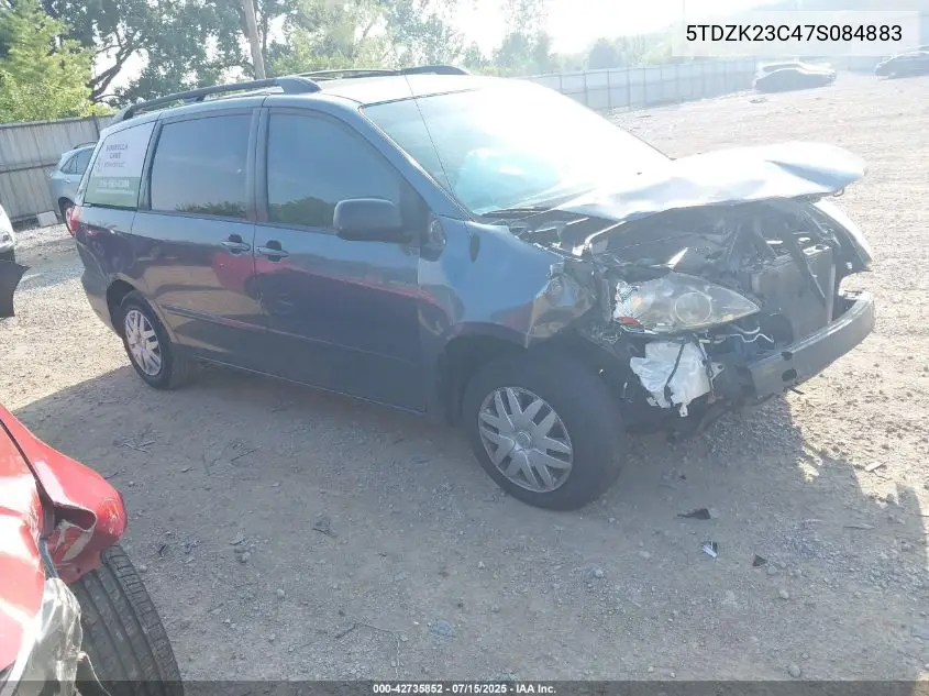 2007 Toyota Sienna Le VIN: 5TDZK23C47S084883 Lot: 42735852