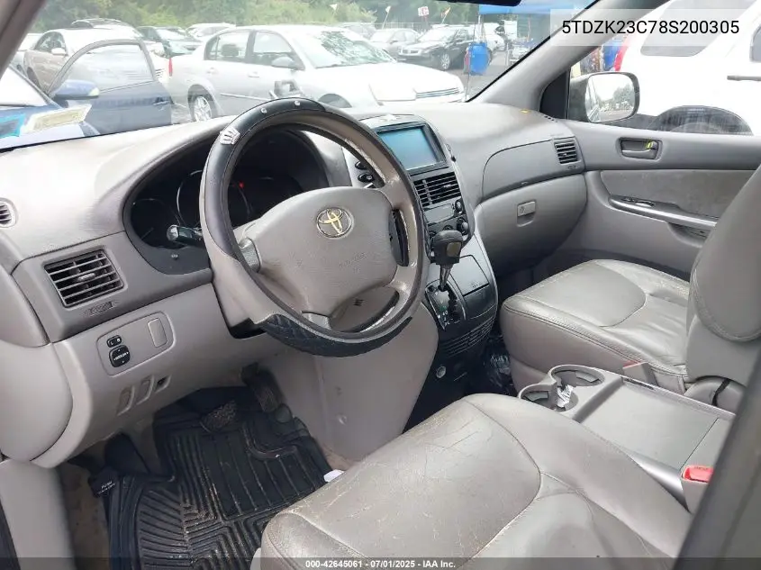 2008 Toyota Sienna Ce VIN: 5TDZK23C78S200305 Lot: 42645061