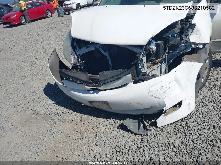2008 Toyota Sienna Le VIN: 5TDZK23C68S210582 Lot: 42736440