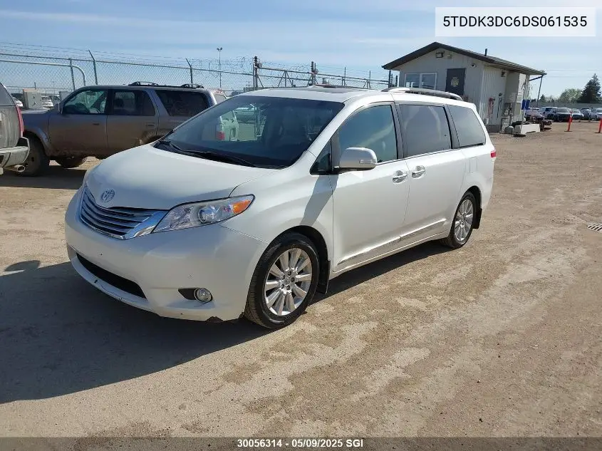 2013 Toyota Sienna Xle/Limited VIN: 5TDDK3DC6DS061535 Lot: 30056314