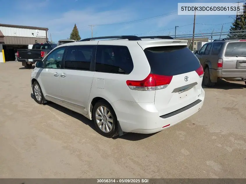 2013 Toyota Sienna Xle/Limited VIN: 5TDDK3DC6DS061535 Lot: 30056314