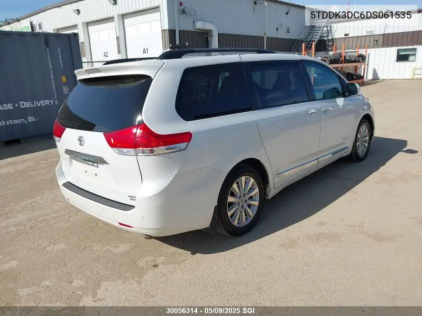 2013 Toyota Sienna Xle/Limited VIN: 5TDDK3DC6DS061535 Lot: 30056314