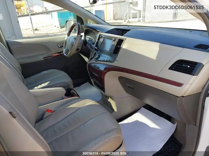 2013 Toyota Sienna Xle/Limited VIN: 5TDDK3DC6DS061535 Lot: 30056314