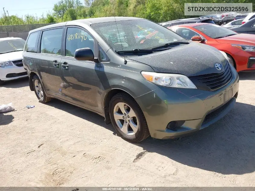 2013 Toyota Sienna VIN: 5TDZK3DC2DS325596 Lot: 42181140