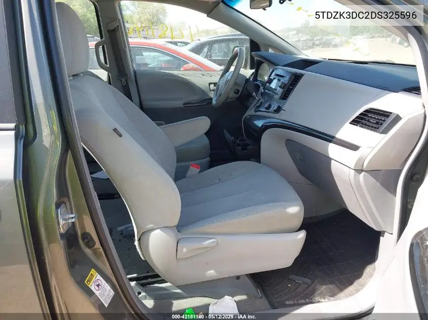 2013 Toyota Sienna VIN: 5TDZK3DC2DS325596 Lot: 42181140
