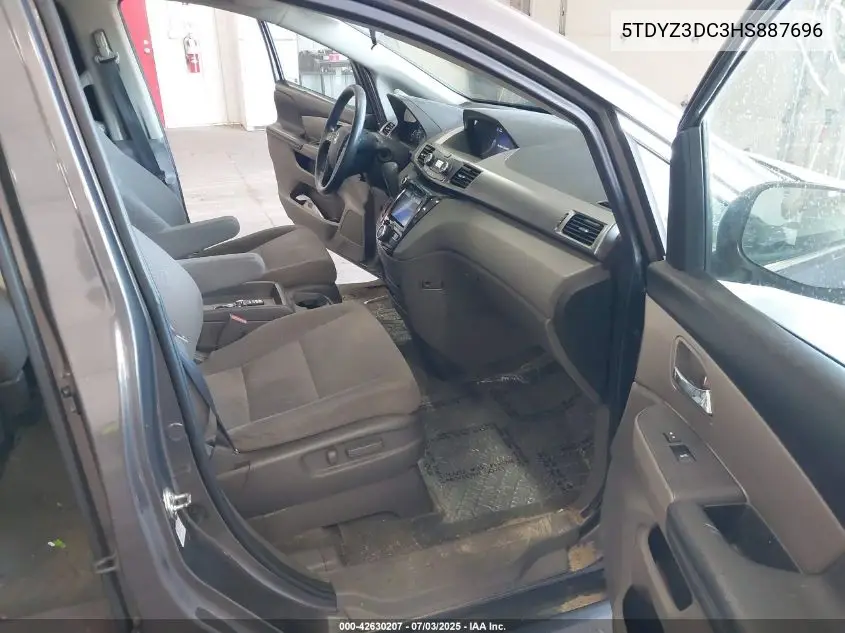 2017 Toyota Sienna Xle 8 Passenger VIN: 5TDYZ3DC3HS887696 Lot: 42630207