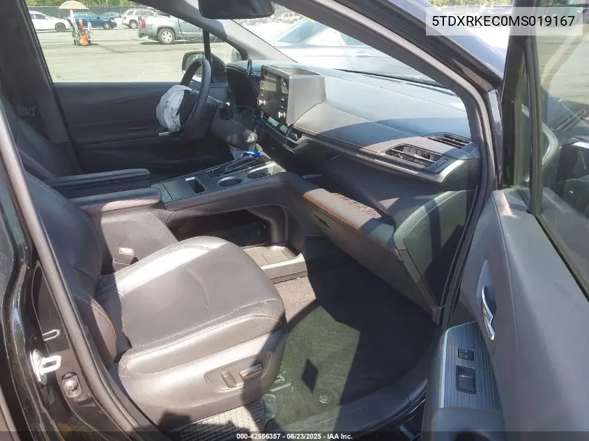 2021 Toyota Sienna Xse VIN: 5TDXRKEC0MS019167 Lot: 42556357