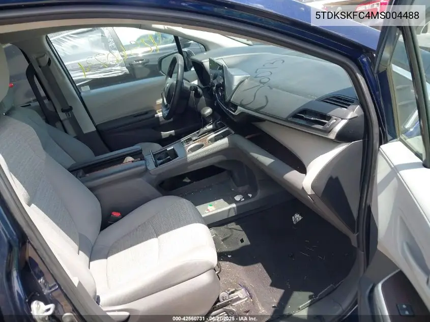 2021 Toyota Sienna Le VIN: 5TDKSKFC4MS004488 Lot: 42560731