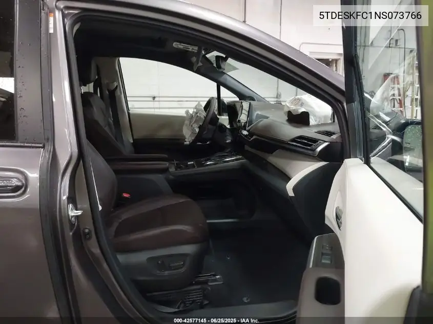 2022 Toyota Sienna Platinum VIN: 5TDESKFC1NS073766 Lot: 42577145