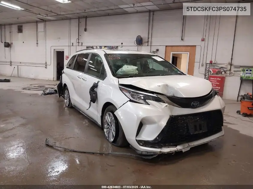2023 Toyota Sienna 25Th Anniversary Edition VIN: 5TDCSKFC3PS074735 Lot: 42634603