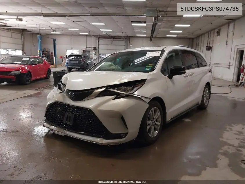 2023 Toyota Sienna 25Th Anniversary Edition VIN: 5TDCSKFC3PS074735 Lot: 42634603