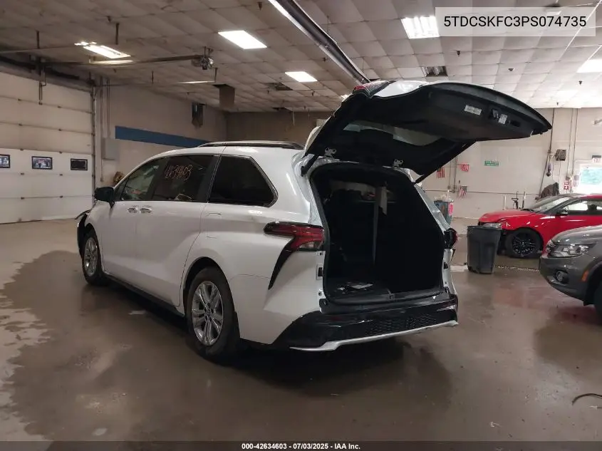 2023 Toyota Sienna 25Th Anniversary Edition VIN: 5TDCSKFC3PS074735 Lot: 42634603
