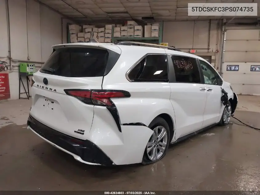 2023 Toyota Sienna 25Th Anniversary Edition VIN: 5TDCSKFC3PS074735 Lot: 42634603