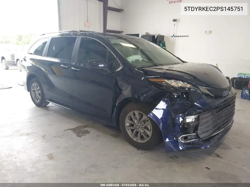 2023 Toyota Sienna Xle VIN: 5TDYRKEC2PS145751 Lot: 42661436