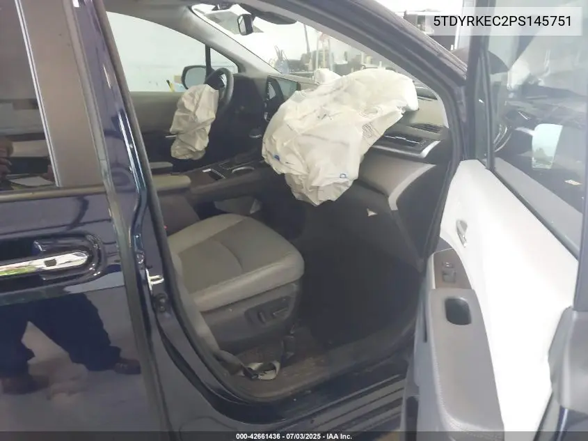 2023 Toyota Sienna Xle VIN: 5TDYRKEC2PS145751 Lot: 42661436
